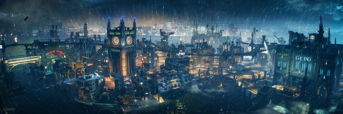 Arquitectura Y Los Videojuegos Batman  Arkham City