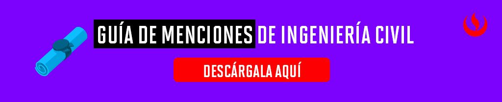 Gu&iacute;a De Menciones De Ingenier&iacute;a Civil