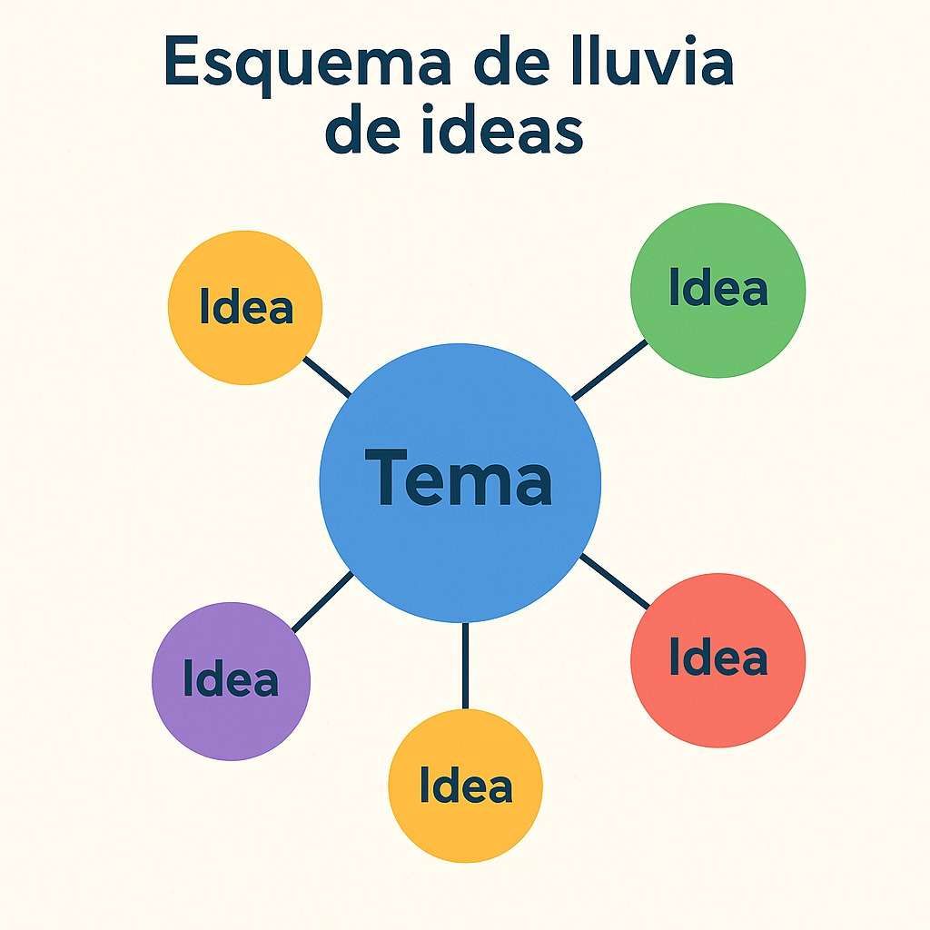 Esquema Lluvia De Ideas